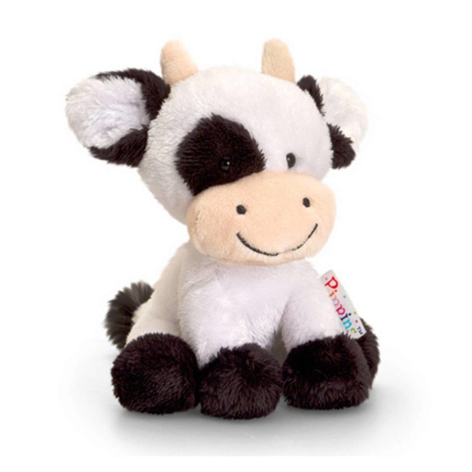 Peluche Vache Keel toys 14cm - Idée cadeau pour bébé - dés la naissance - A retrouver dans votre Gâteau de Couches Art Baby