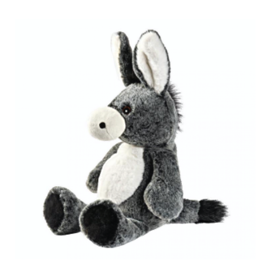 Peluche grand âne gris - 35 cm - Animadoo - Cadeaux de naissance