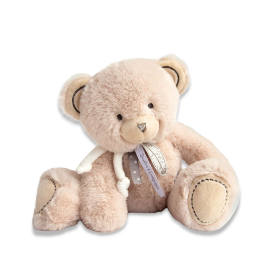 Peluche ours beige attrape rêves - Doudou et Compagnie - Peluche douce pour bébé - 22cm - Idéal Cadeau de Naissance pour Bébé - Convient pour le Gâteau de Couches Art Baby