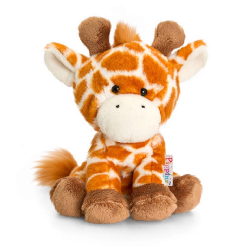 Peluche girafe Keel toys 14cm - Idée cadeau pour bébé - dés la naissance - A retrouver dans votre Gâteau de Couches Art Baby