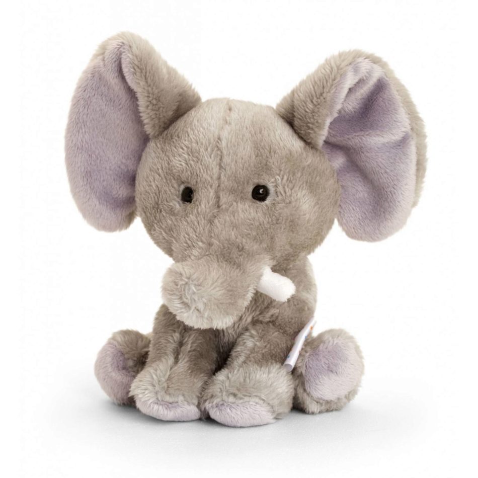 Peluche elephant Keel toys 14cm - Idée cadeau pour bébé - dés la naissance - A retrouver dans votre Gâteau de Couches Art Baby